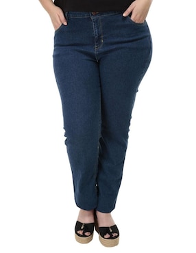 Jeans Straight Weekend Plus Corte Cintura Para Mujer