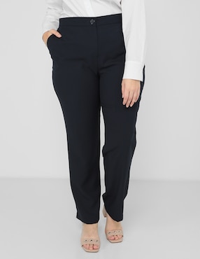 Pantalón Contempo Plus Straight Para Mujer