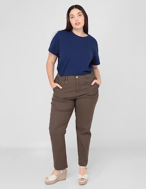 Playera manga corta Weekend Plus cuello redondo para mujer