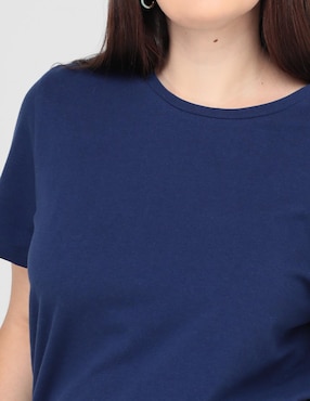 Playera manga corta Weekend Plus cuello redondo para mujer