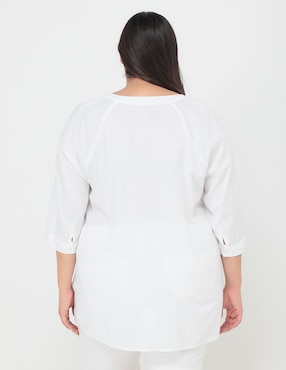 Blusa Weekend Plus manga 3/4 para mujer