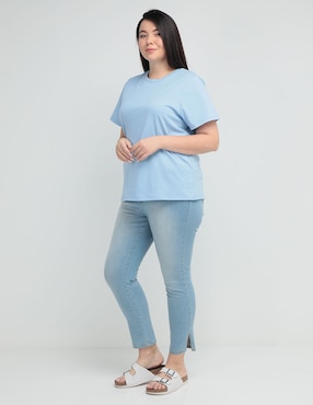 Playera manga corta Weekend Plus cuello redondo para mujer