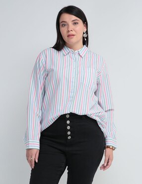 Blusa Weekend Plus Manga Larga Para Mujer