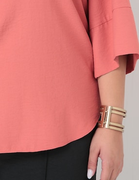 Blusa Contempo Plus manga 3/4 para mujer