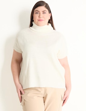 Suéter Contempo Plus Cuello Tortuga Para Mujer