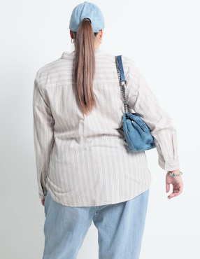 Blusa manga larga para mujer