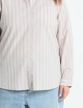 Blusa manga larga para mujer