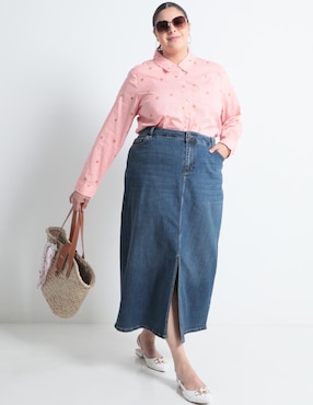Blusa manga larga para mujer