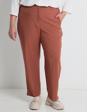 Pantalón Contempo Plus Straight Para Mujer