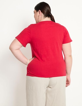 Playera manga corta Weekend Plus cuello redondo para mujer