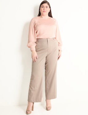 Pantalón de vestir straight para mujer