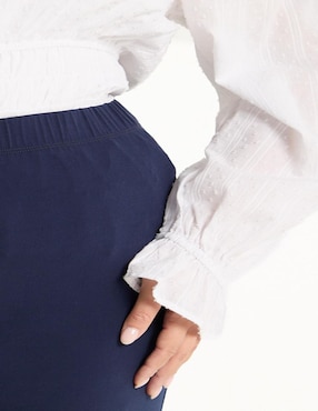Pantalón Contempo Plus amplio para mujer