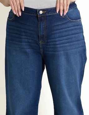 Jeans campana Contempo Plus para mujer