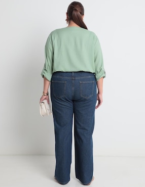 Jeans straight Weekend Plus para mujer