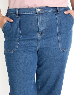 Jeans straight Weekend Plus para mujer