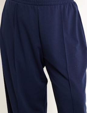 Pants amplio Contempo Plus con elástico para mujer