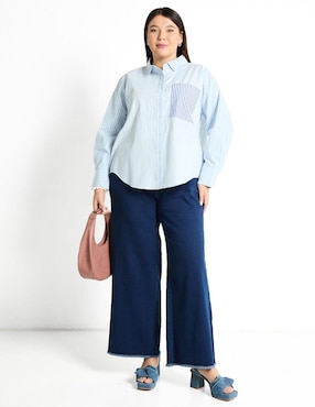 Blusa manga larga para mujer