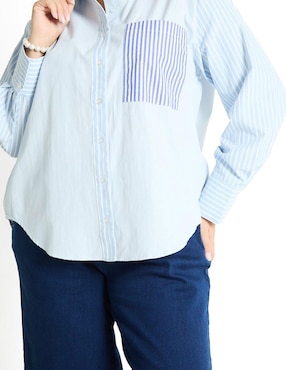 Blusa manga larga para mujer