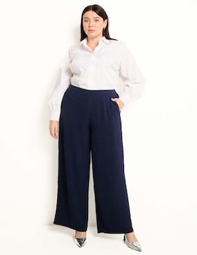 Pantalón Contempo Plus amplio para mujer