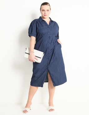 Vestido midi casual Weekend Plus para mujer