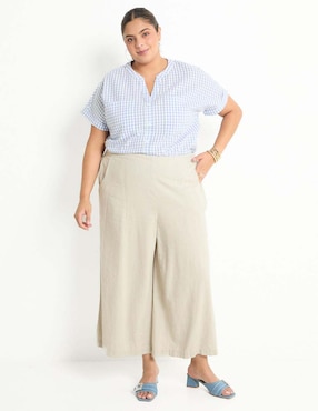 Blusa manga corta para mujer