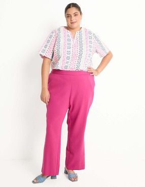 Blusa manga corta para mujer