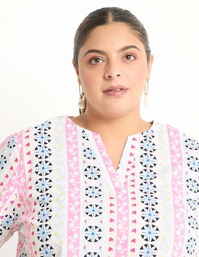 Blusa manga corta para mujer