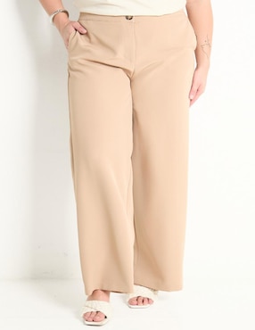 Pantalón Contempo Plus Amplio Para Mujer