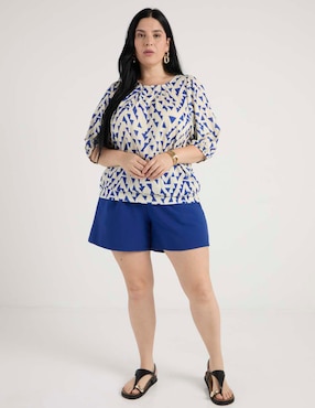 Blusa Weekend Plus manga 3/4 para mujer