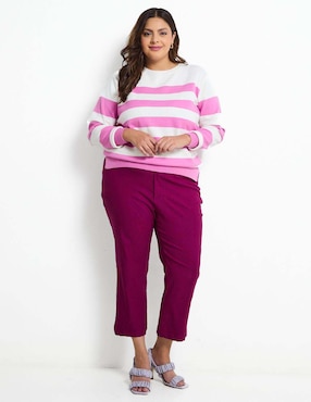 Suéter Weekend Plus cuello redondo para mujer