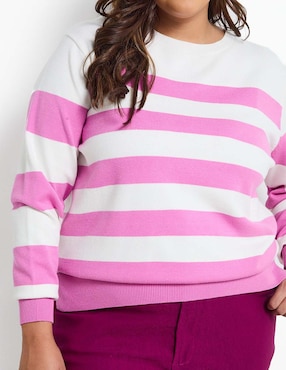 Suéter Weekend Plus cuello redondo para mujer