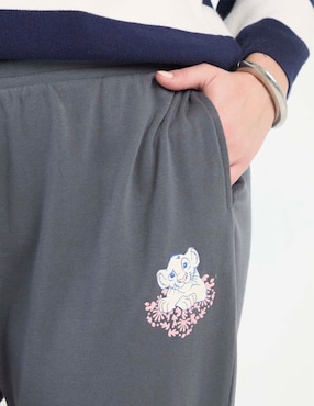 Pants amplio Disney Dtr Simba con agujeta para mujer