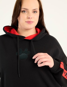Sudadera con capucha y bolsa Disney Dtr Minnie para mujer