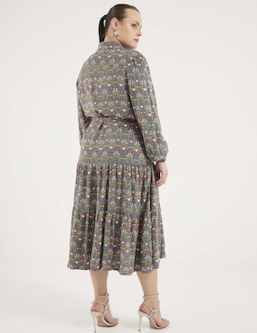 Vestido midi casual Disney Dtr para mujer