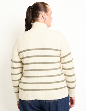 Suéter Weekend Plus cuello tortuga para mujer