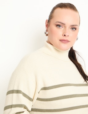 Suéter Weekend Plus cuello tortuga para mujer