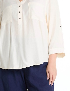 Blusa manga 3/4 para mujer