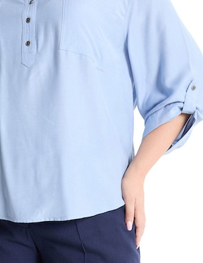 Blusa manga 3/4 para mujer