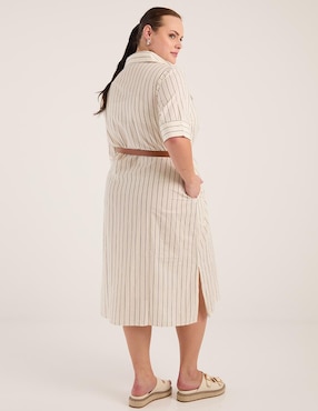 Vestido midi casual Weekend Plus para mujer