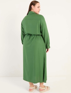 Vestido crop casual Contempo Plus para mujer