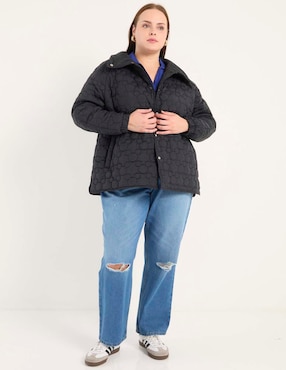 Jeans straight Contempo Plus para mujer