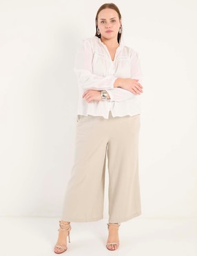 Blusa manga larga para mujer