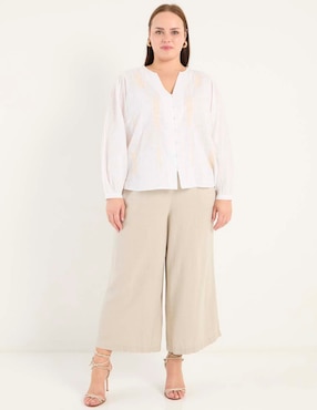 Blusa manga larga para mujer