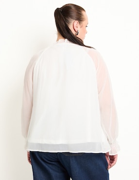 Blusa manga larga para mujer