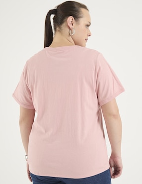 Playera manga corta Disney Dtr cuello redondo para mujer