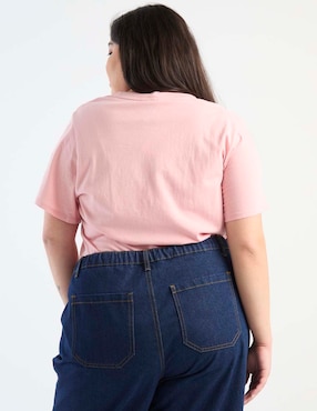 Playera manga corta Disney Dtr cuello redondo para mujer