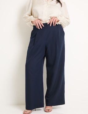 Pantalón relaxed Contempo Plus amplio para mujer