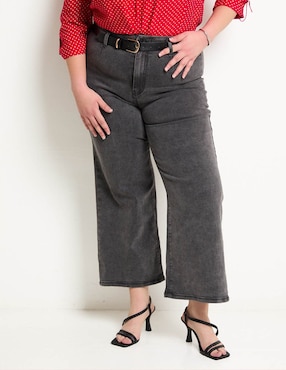 Jeans straight Contempo Plus para mujer