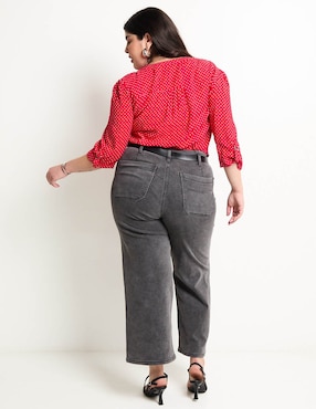 Jeans straight Contempo Plus para mujer