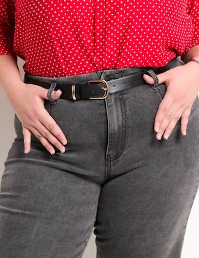 Jeans straight Contempo Plus para mujer